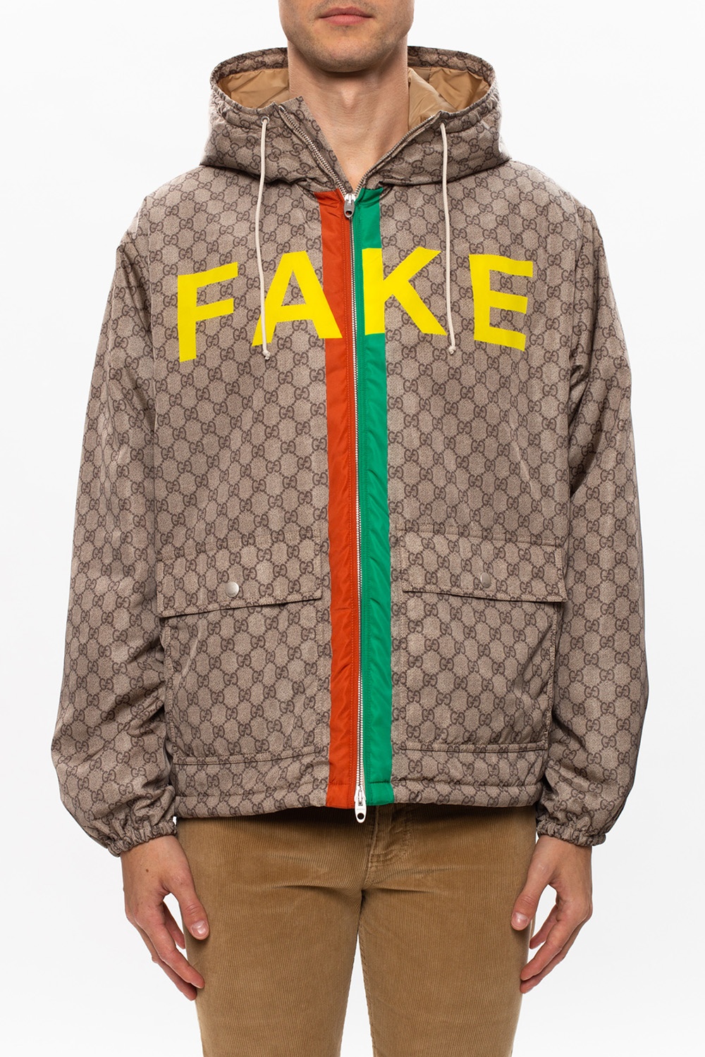 SchaferandweinerShops Peru - Brown Patterned jacket Nike
